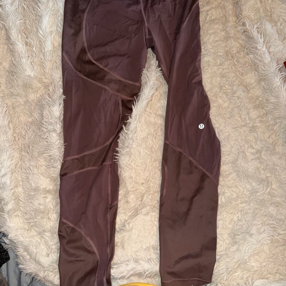 lululemon athletica Plum Tone Seam-Detail Leggings